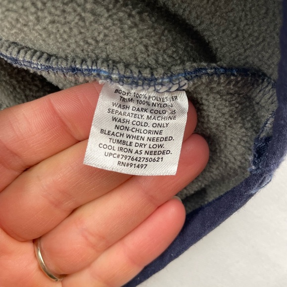 Southern Grit Striped Fleece Pullover Sweater Mens Small or Womens Medium - Picture 6 of 7